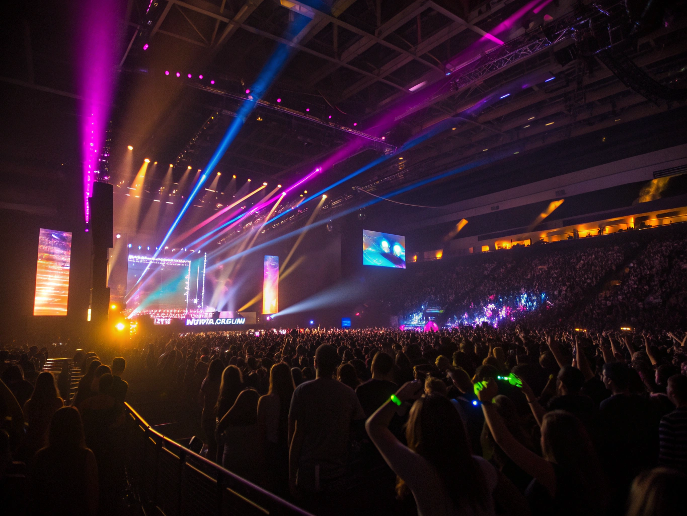 Fans enjoying a live concert experience in Istanbul with RoadTrip Turkiye