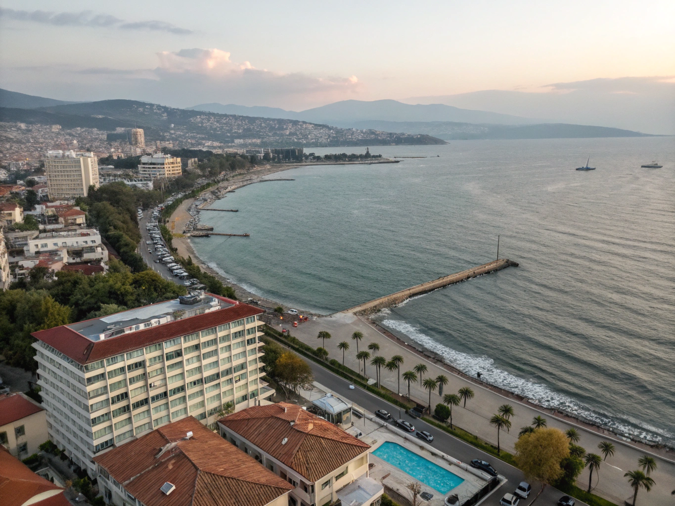 Scenic coastal view during a tour from Izmir